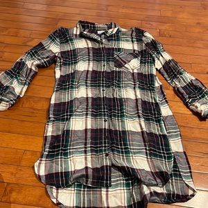 Sneak peek plaid dress size S